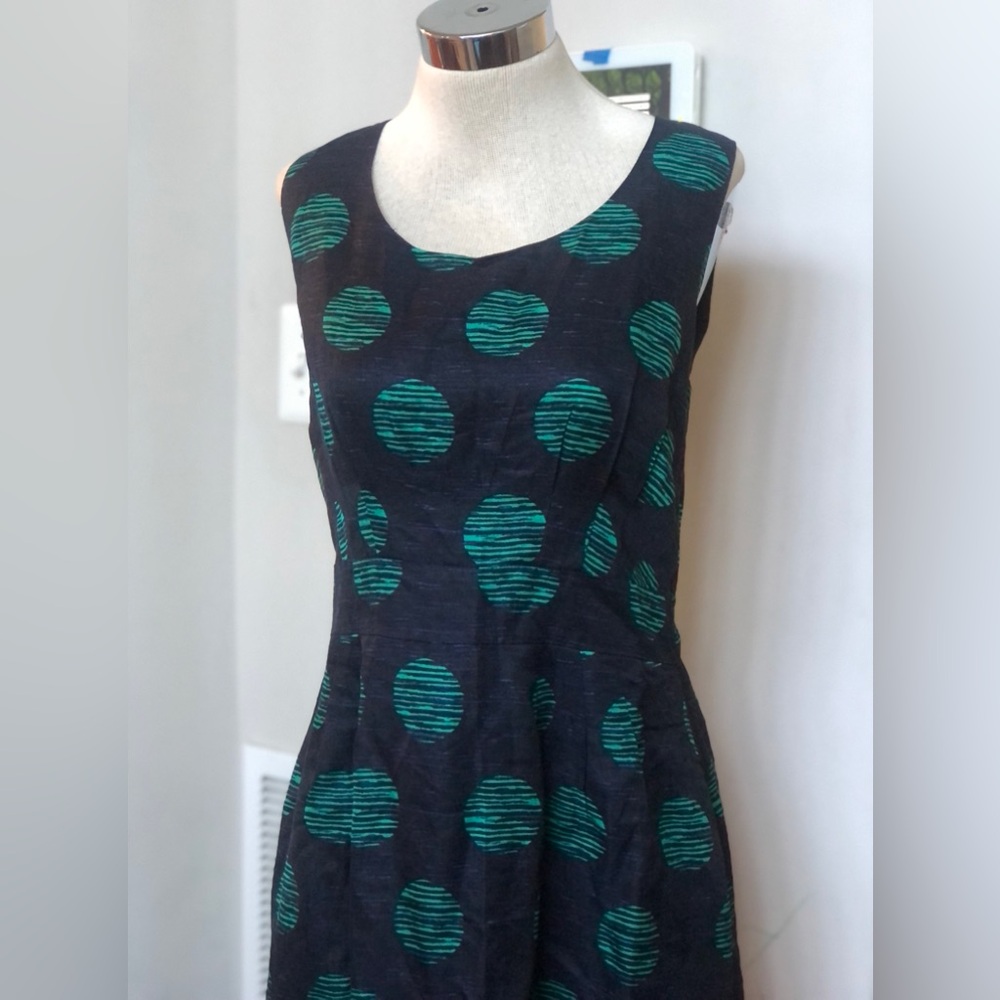Banana Republic Large Polka Dot Dress Sz 10
